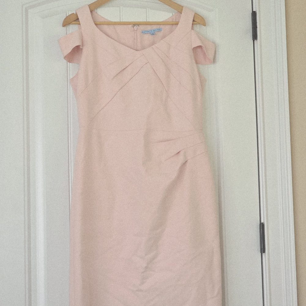 Elegant Pink Off-Shoulder Dress